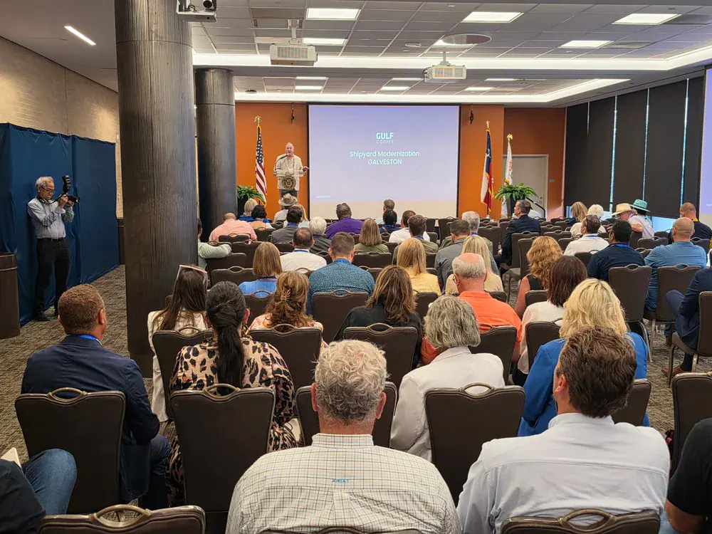 A project presentation at the Galveston Construction B2B Expo