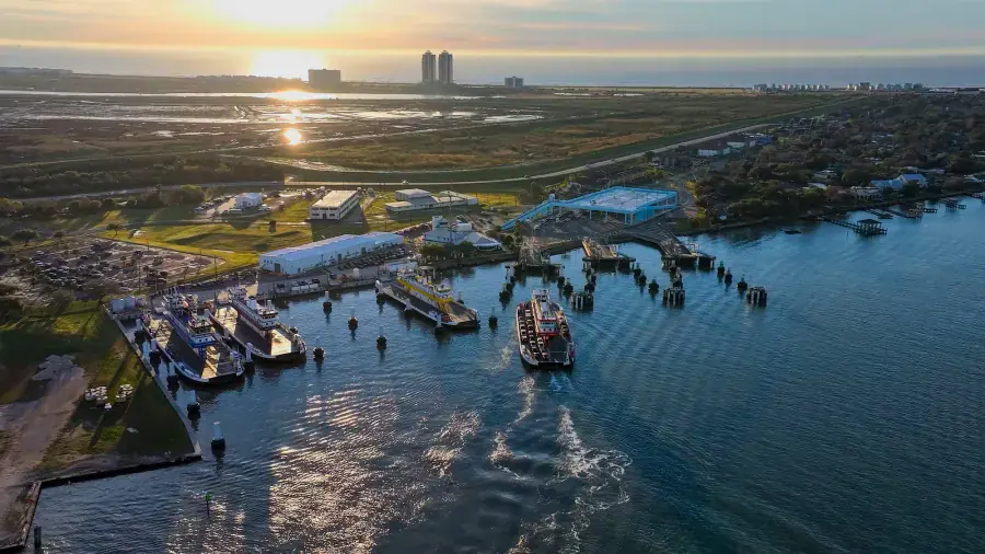 Galveston’s working waterfront and ship channel